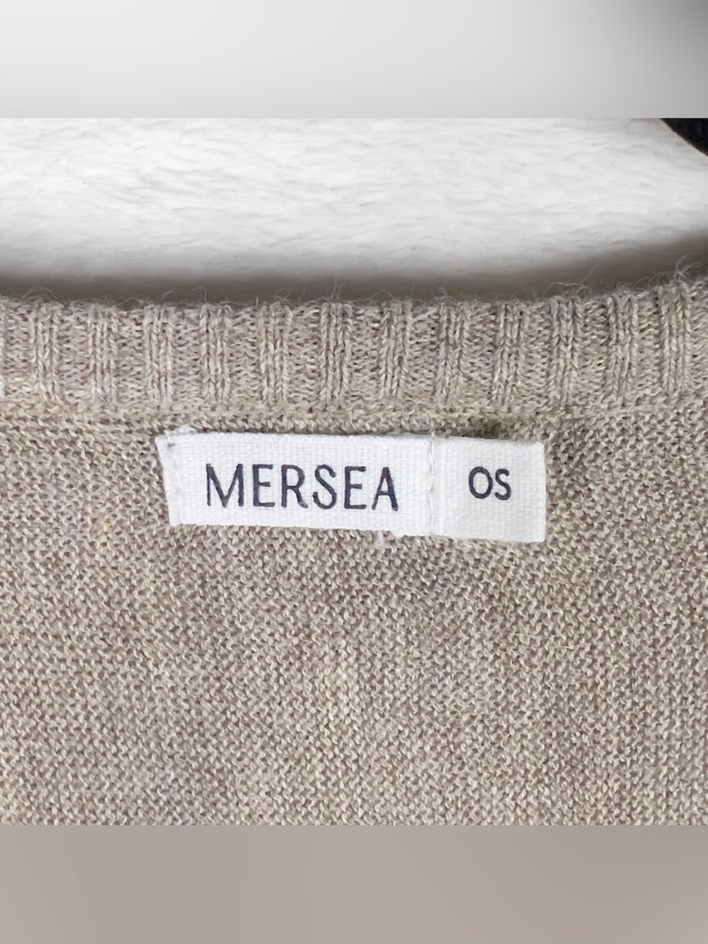 Mersea Catalina Travel Sweater Women's One Size Driftwood Oversized Lightweight - Picture 6 of 7